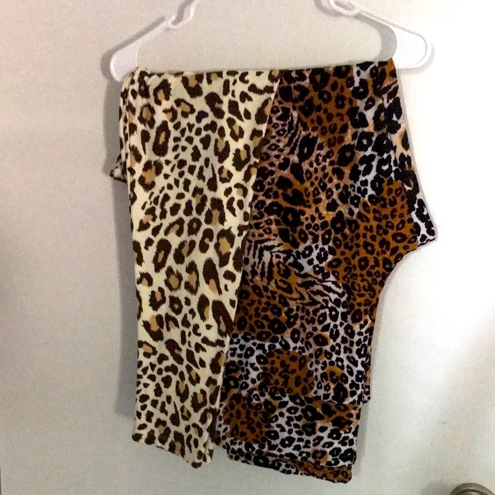 LuLaRoe Cheetah Print & New Boundries LIKE NEW